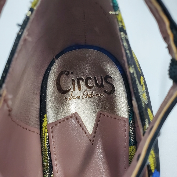 Cirus Sam Edelman Rocco Ankle Strap Flat Bedazzled - Picture 8 of 10